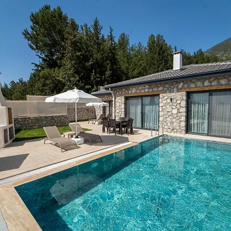 Magnificent With Private Pool And Backyard In Fethiye *